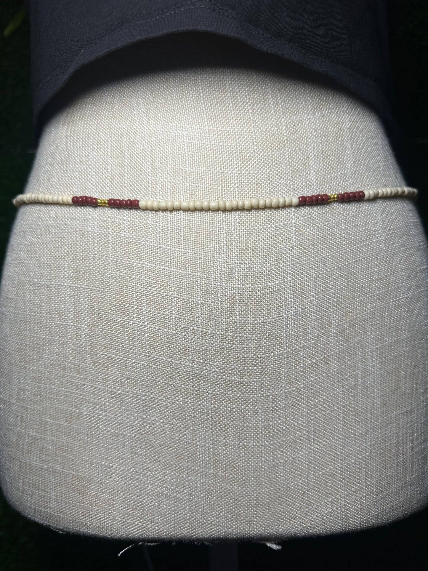 Latte Kisses Waistbead