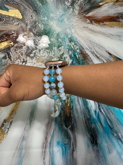 White Opal Apple Watch Bracelet